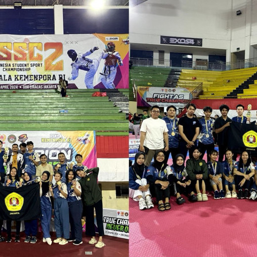 UKM Taekwondo UPNVJ Berhasil Sabet 18 Medali dalam Kejuaraan ISSC II ...