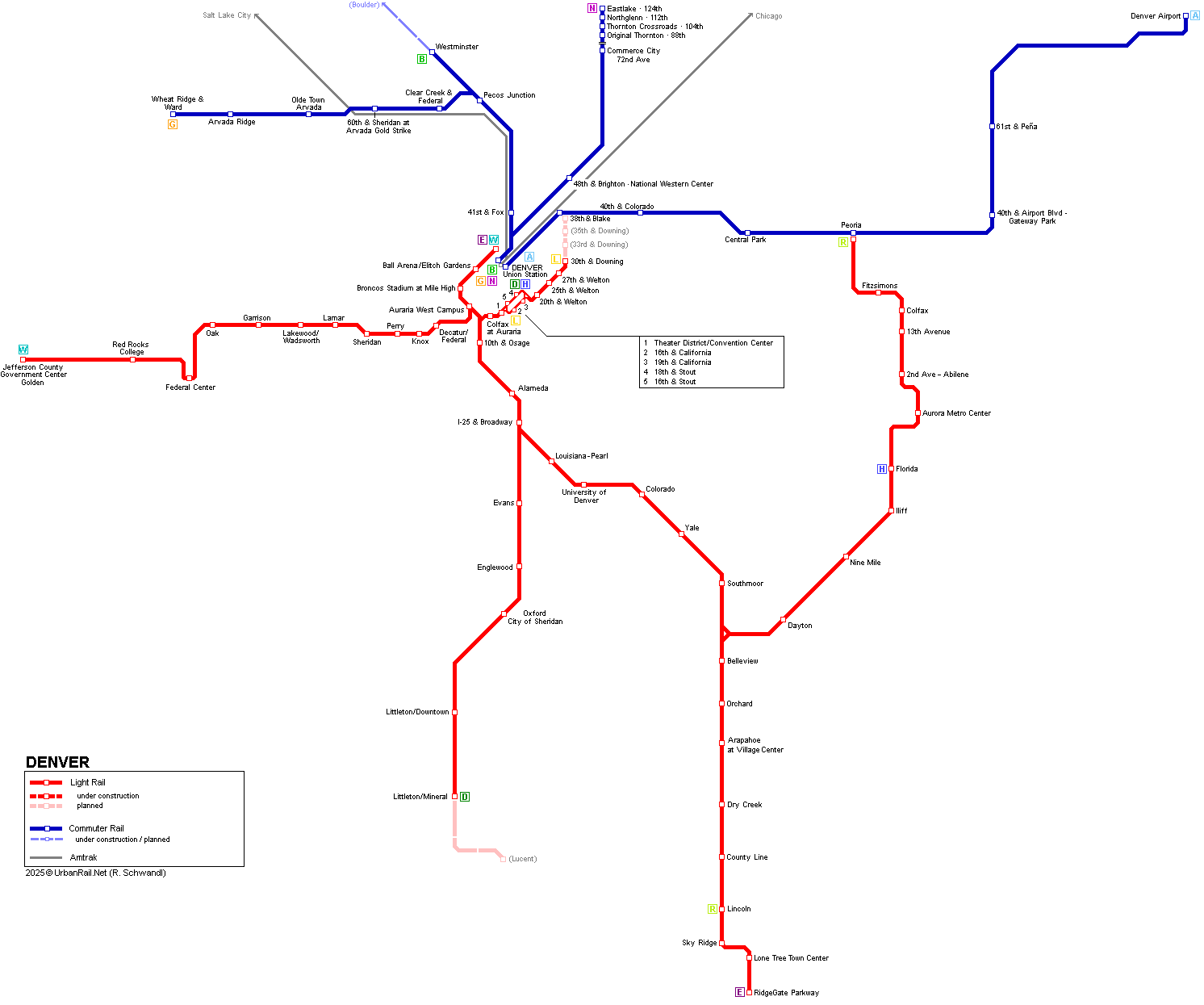 UrbanRail.Net > USA > Denver Light Rail