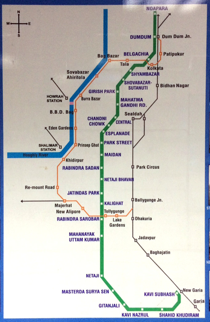 UrbanRail.Net > Asia > India > West Bengal > Kolkata (Calcutta) Metro