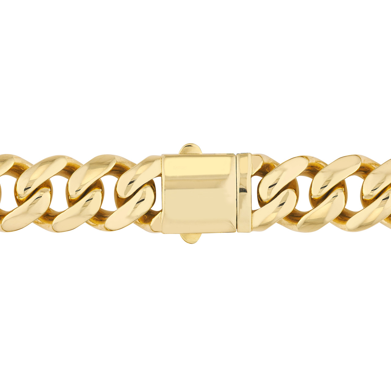 11.80mm Miami Cuban Box Lock Bracelet