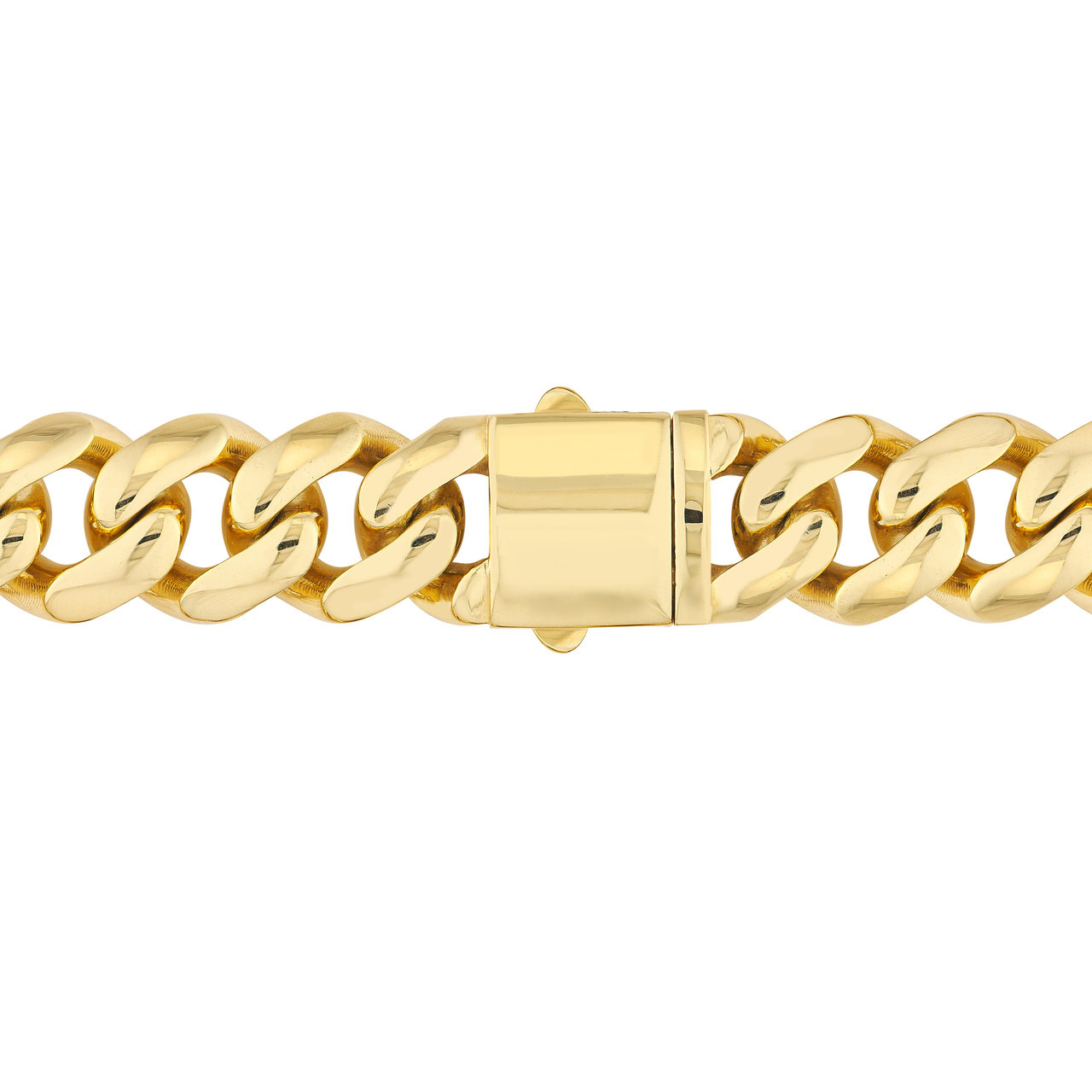 12.80mm Miami Cuban Box Lock Bracelet