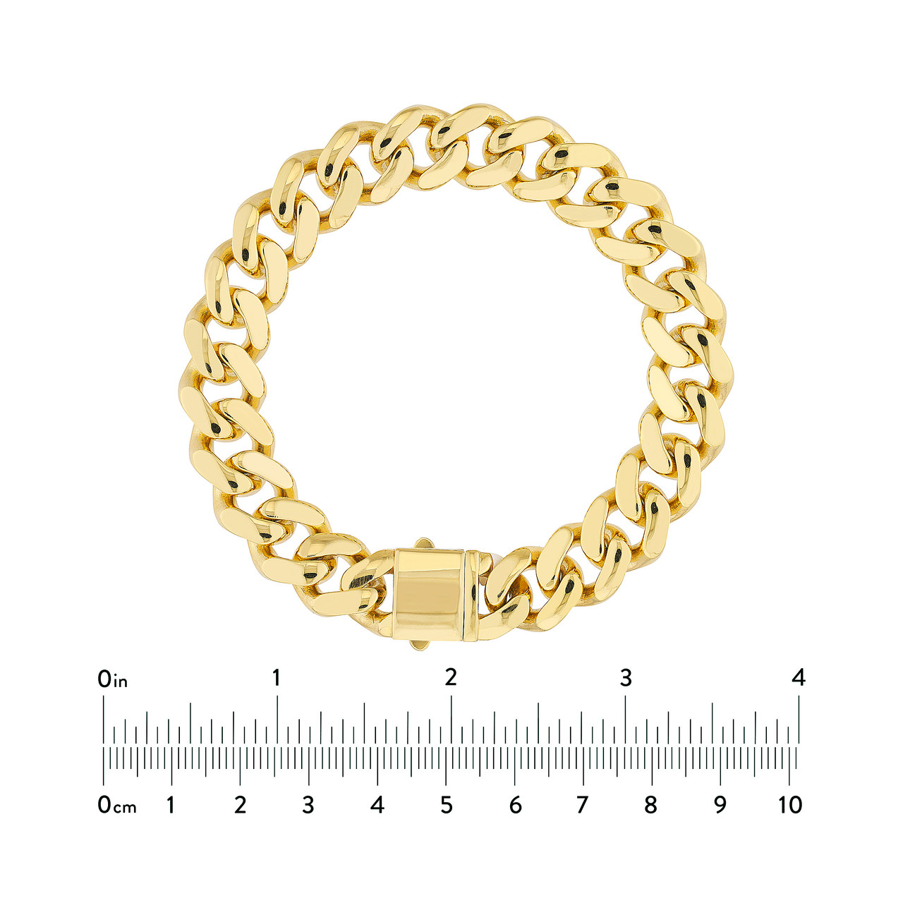 13.80mm Miami Cuban Box Lock Bracelet