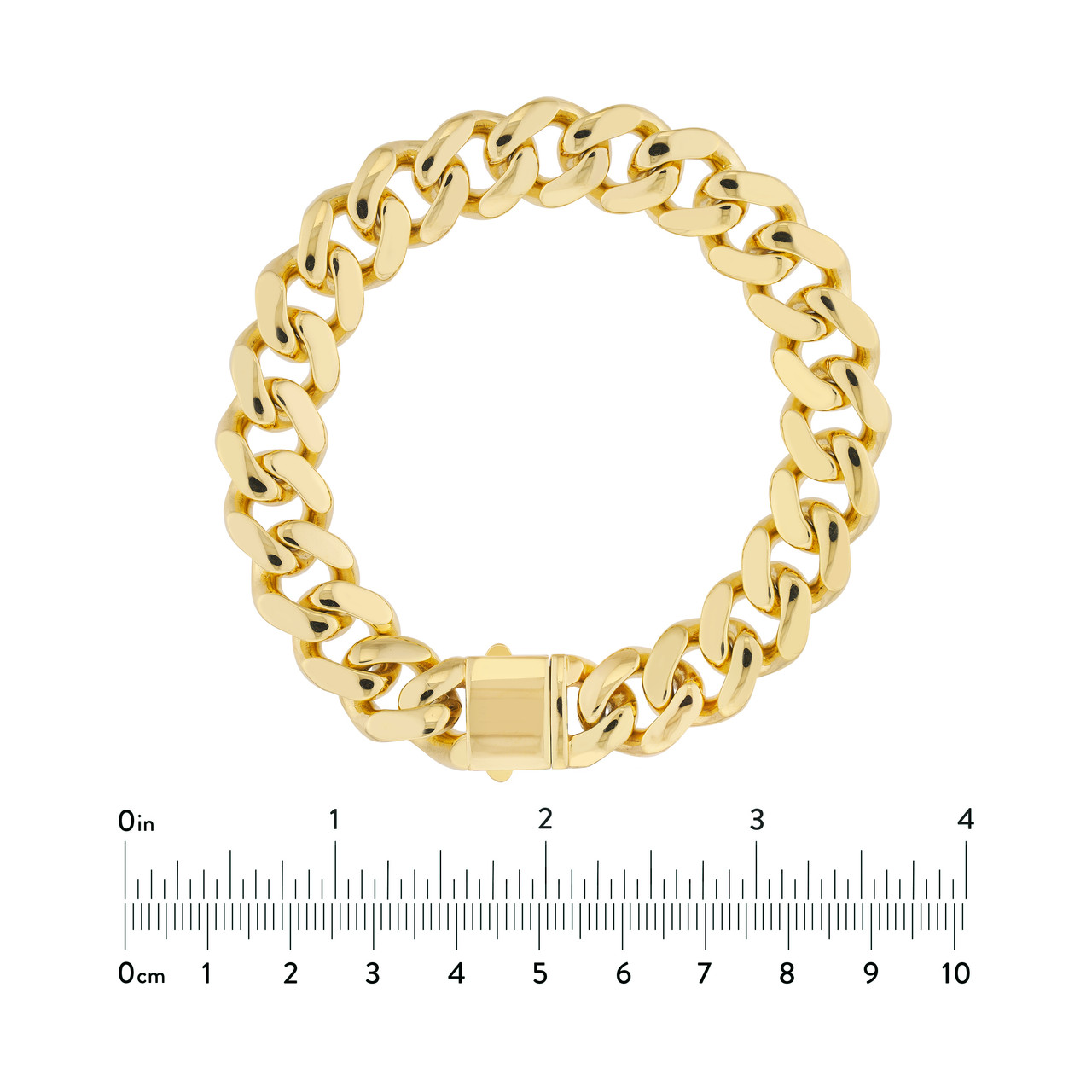 15.80mm Miami Cuban Box Lock Bracelet