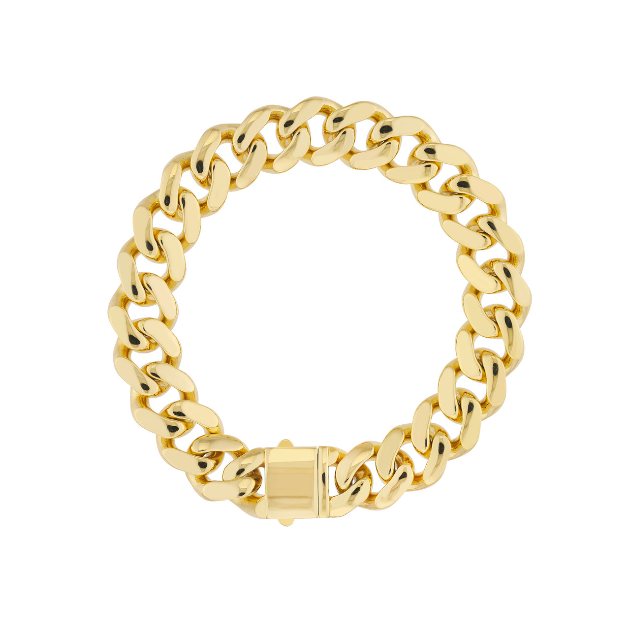 15.80mm Miami Cuban Box Lock Bracelet