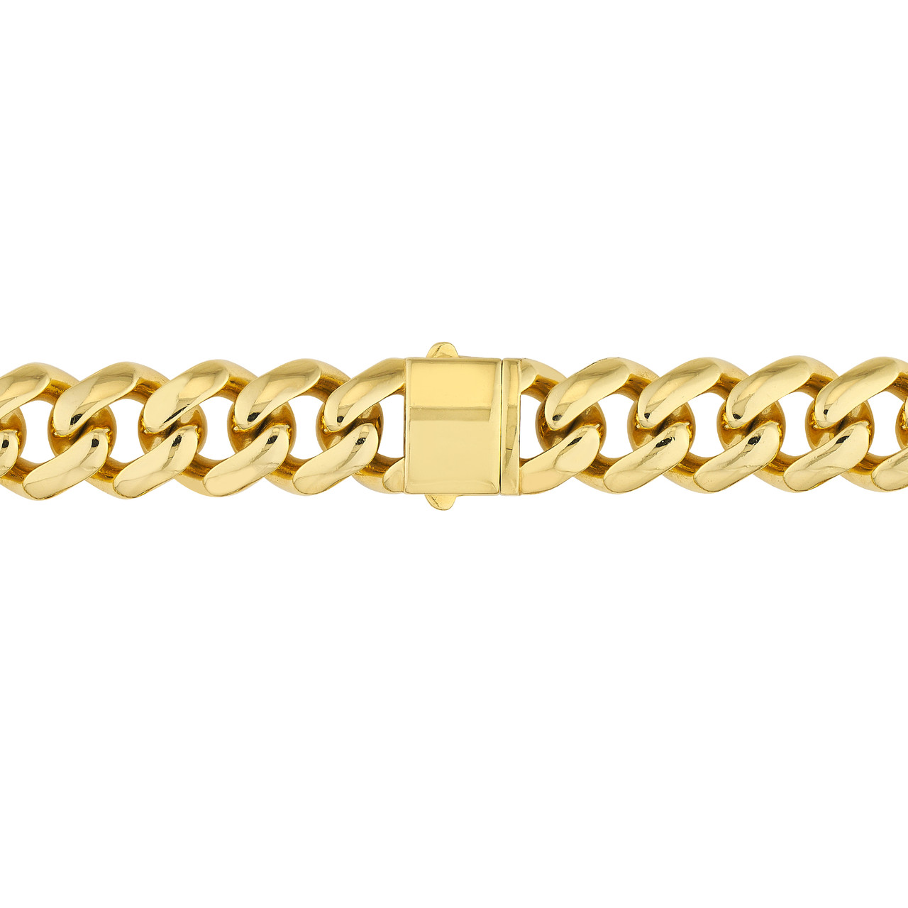 15.80mm Miami Cuban Box Lock Bracelet