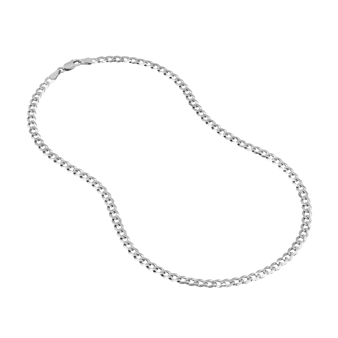 4.95mm Curb Chain Bracelet with Lobster Lock