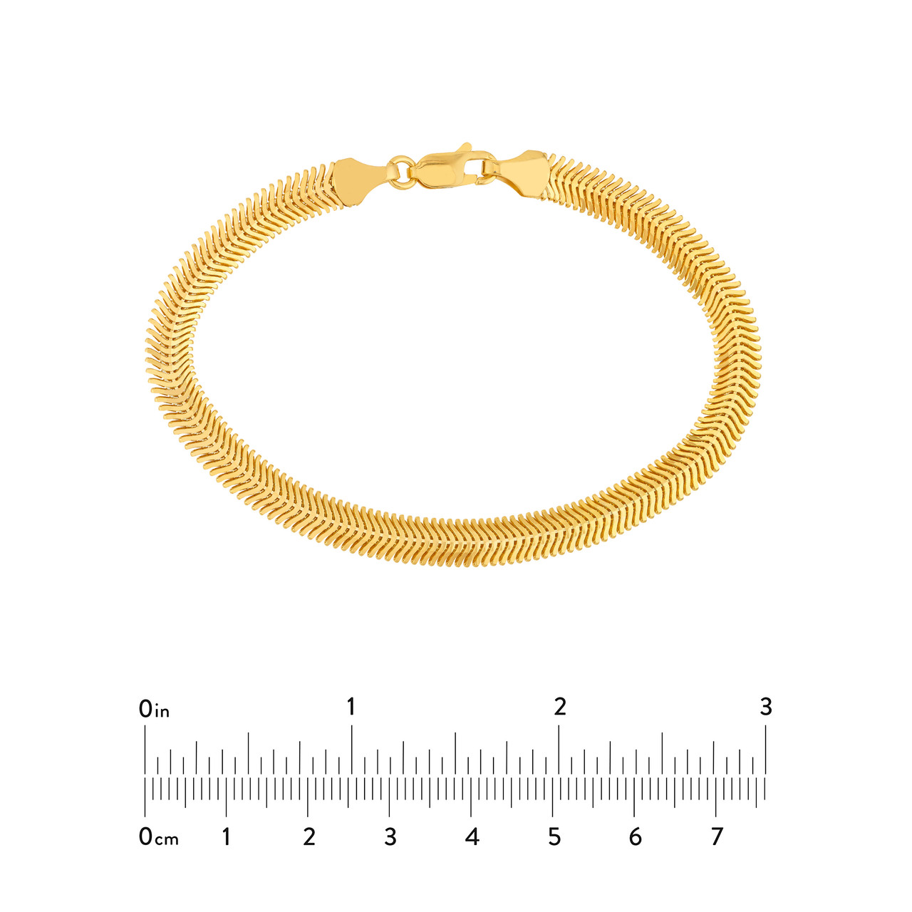 6.40mm Hollow D/C Snake Chain with Lobster Lock