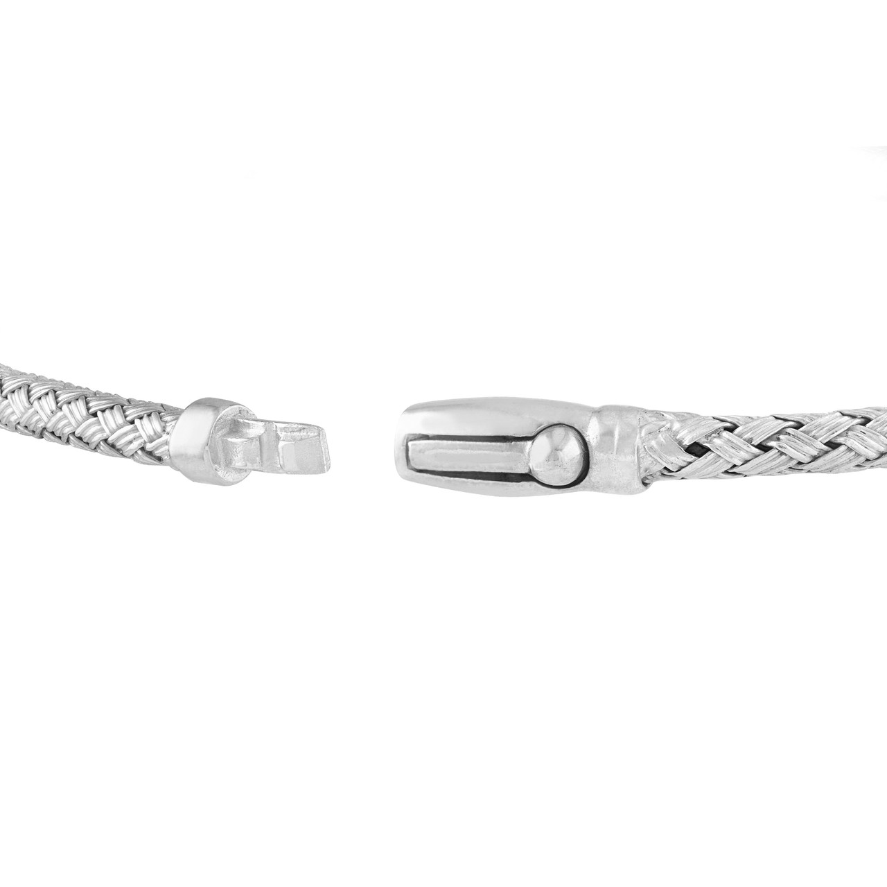 5-Diamond Mesh Bangle