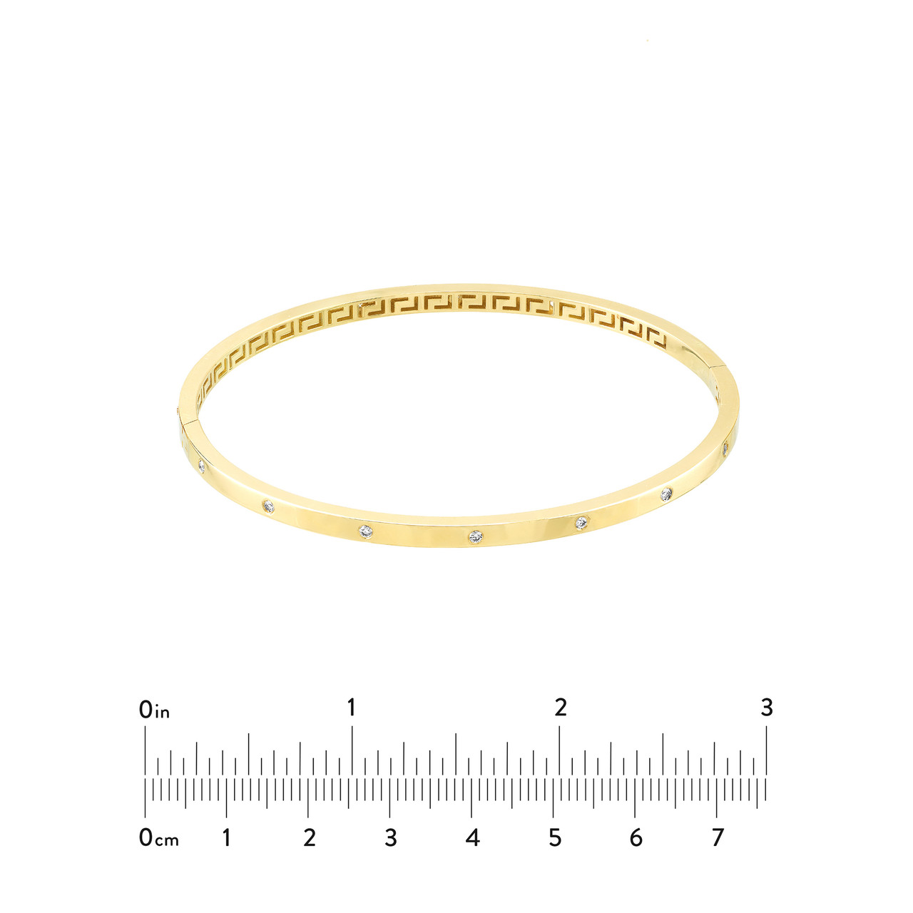 Diamond Square Tube Bangle