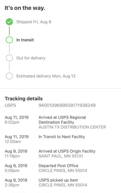 usps tracking