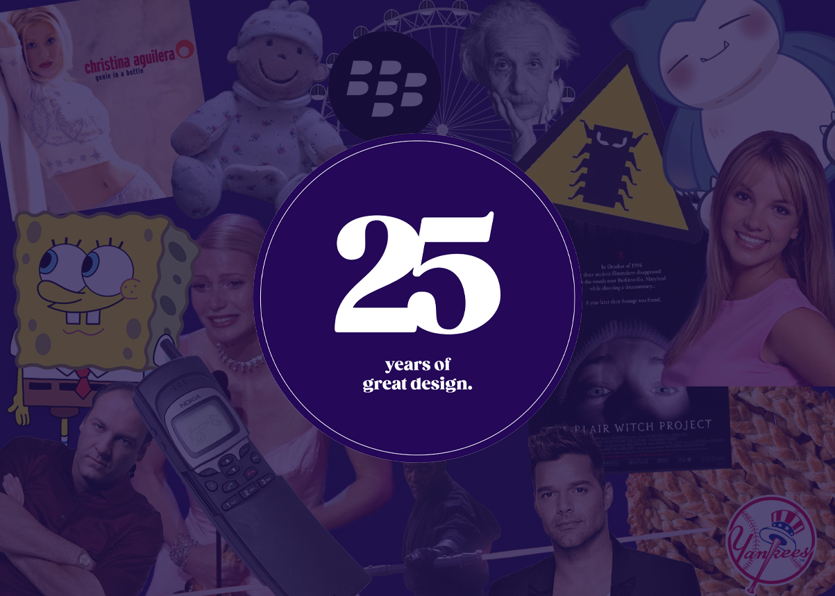 We are 25! Take a look back at the pop culture that shaped the year Utility was founded.