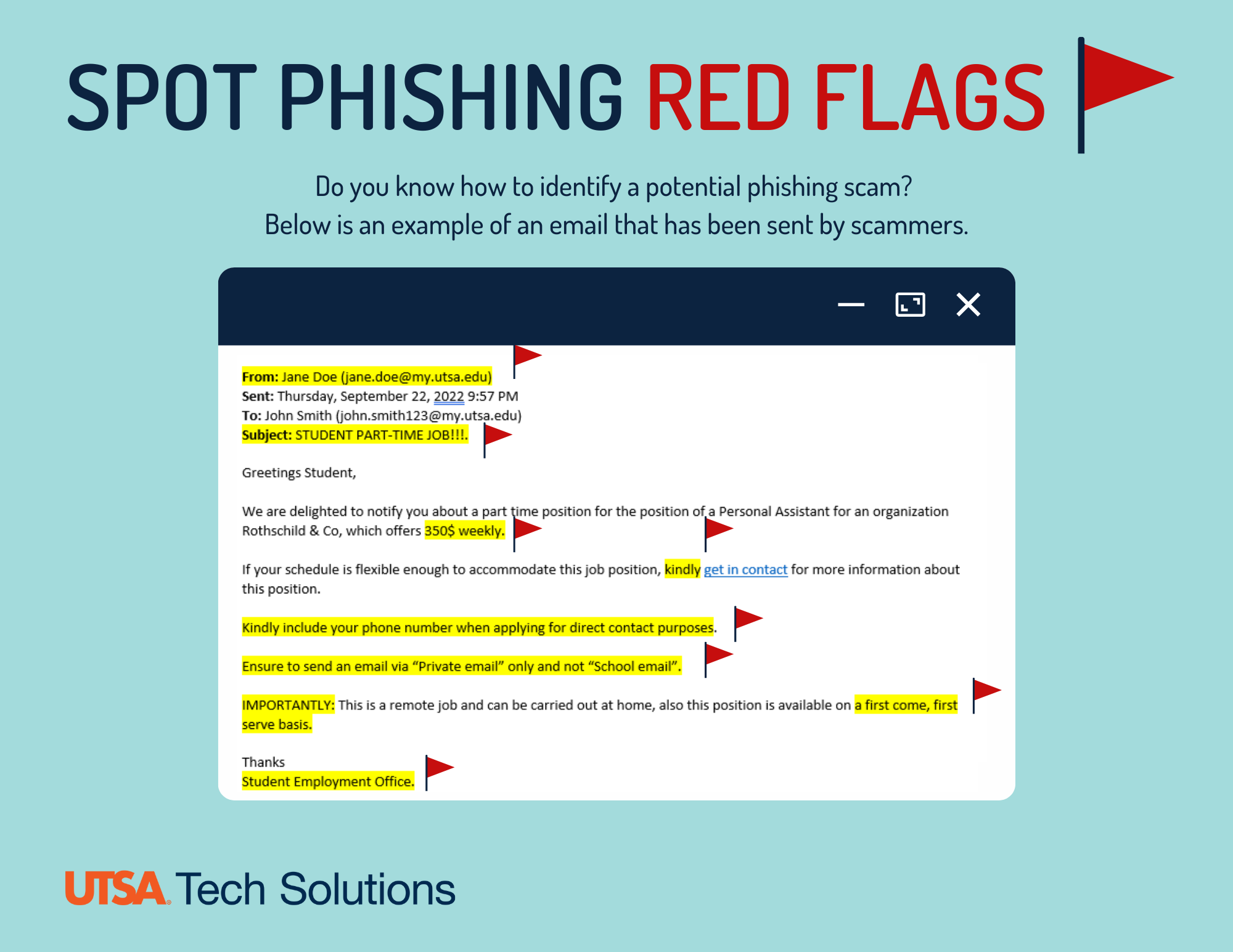 Phishing Red Flags