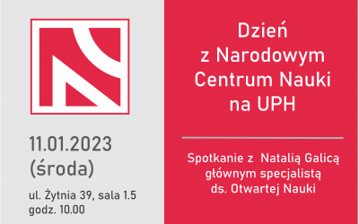 Odnośnik do Dzień z NCN - Spotkanie z Natalią Galicą