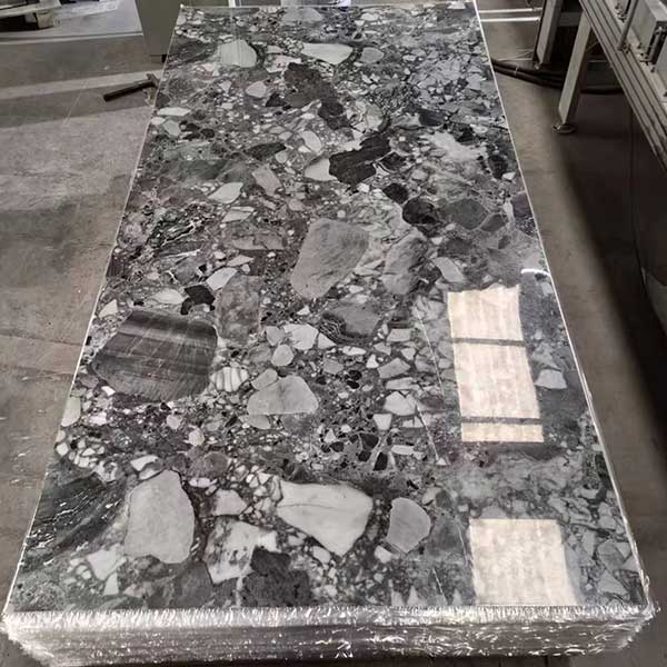 China Factory 1220x2440mm Of UV Printing PVC Free Foaming Marble Boards UV Marble Sheet