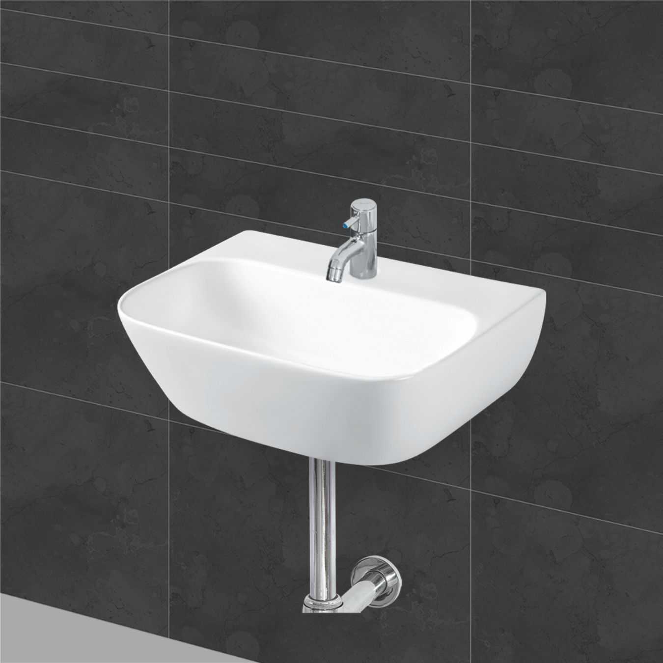 Buy Belmonte Wall Hung / Table Top Wash Basin Prime - White Online ...