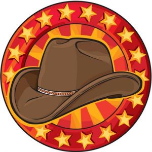 Wild west cowboy cartoons vector