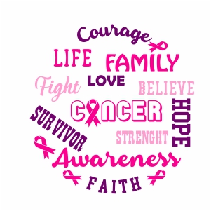 Cancer Love Believe Life Vector