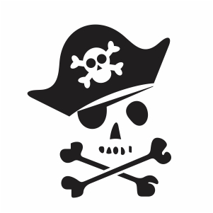 Pirate Skull And Crossbones Vector