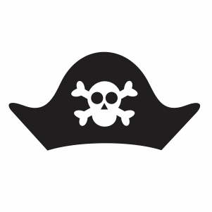 Pirate Hat Skull Vector