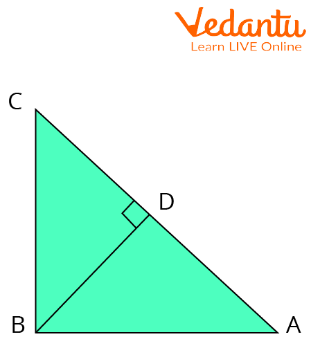 Construction to prove Pythagoras Theorem