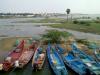 Boat Jetty at Pazhaverkadu brackish water Lake, Tiruvallur