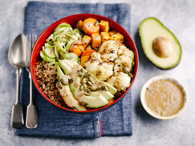 Roast Winter Veg & Quinoa Buddha Bowl