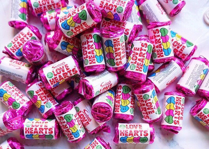 Love Hearts sweets