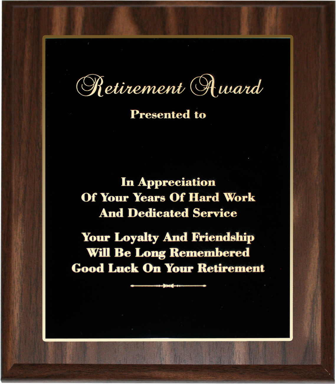 Award Plaque Template