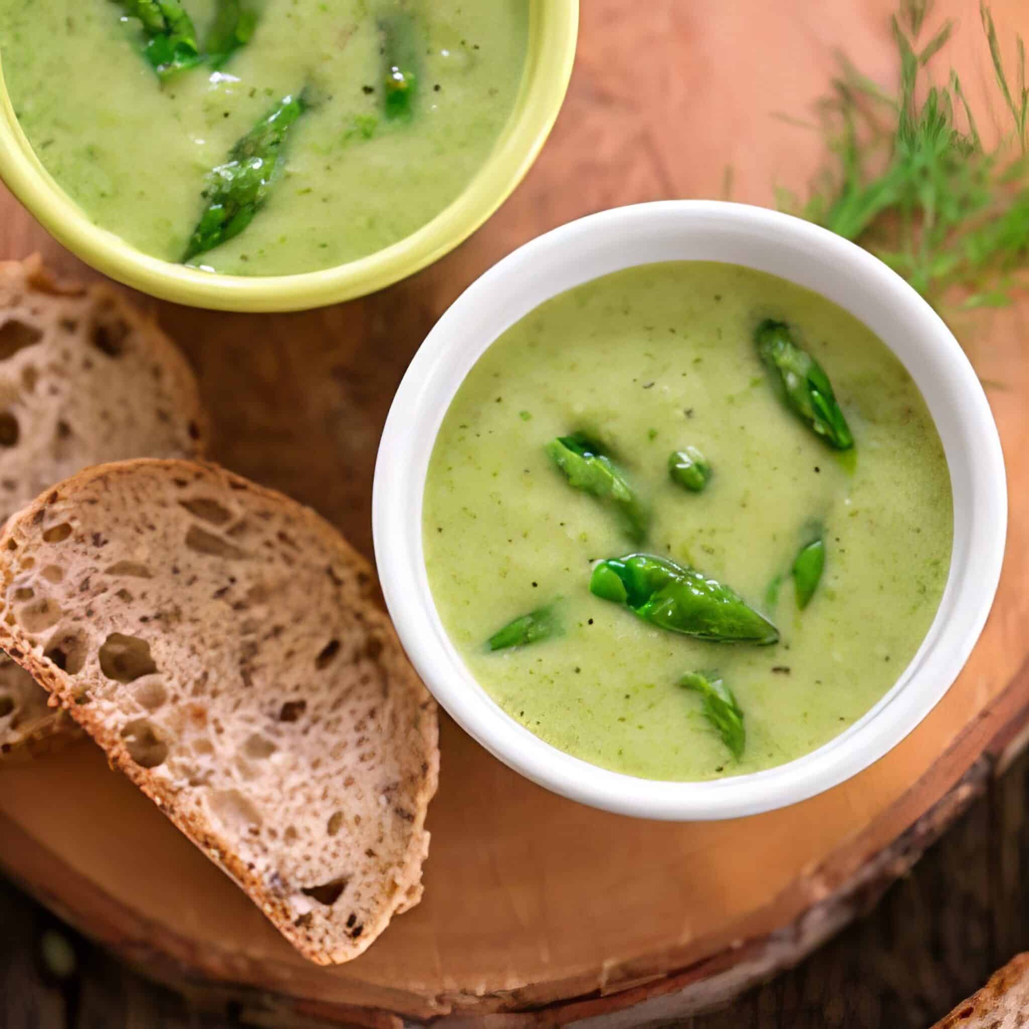 vegan cream of asparagus soup