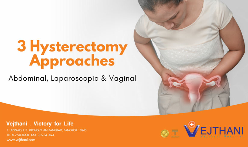 The Scarless Hysterectomy - Vejthani Hospital | JCI Accredited ...