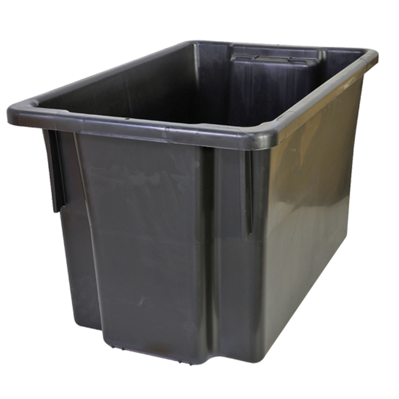 No. 15 Bins - 645x413x397mm (LxWxD) - 68L Black Recycled