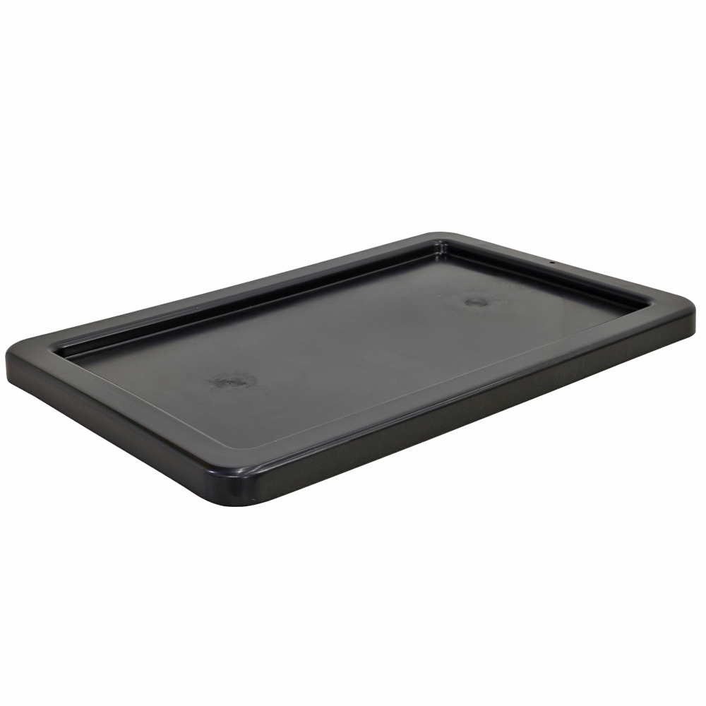 Plastic Crate Lid (To Suit No. 7, No. 10 & No. 15 Bins)  - Black Recycled