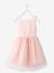 Robe de cérémonie fille en satin et tulle blanc+bleu ciel+Rose poudré 13 - vertbaudet enfant 