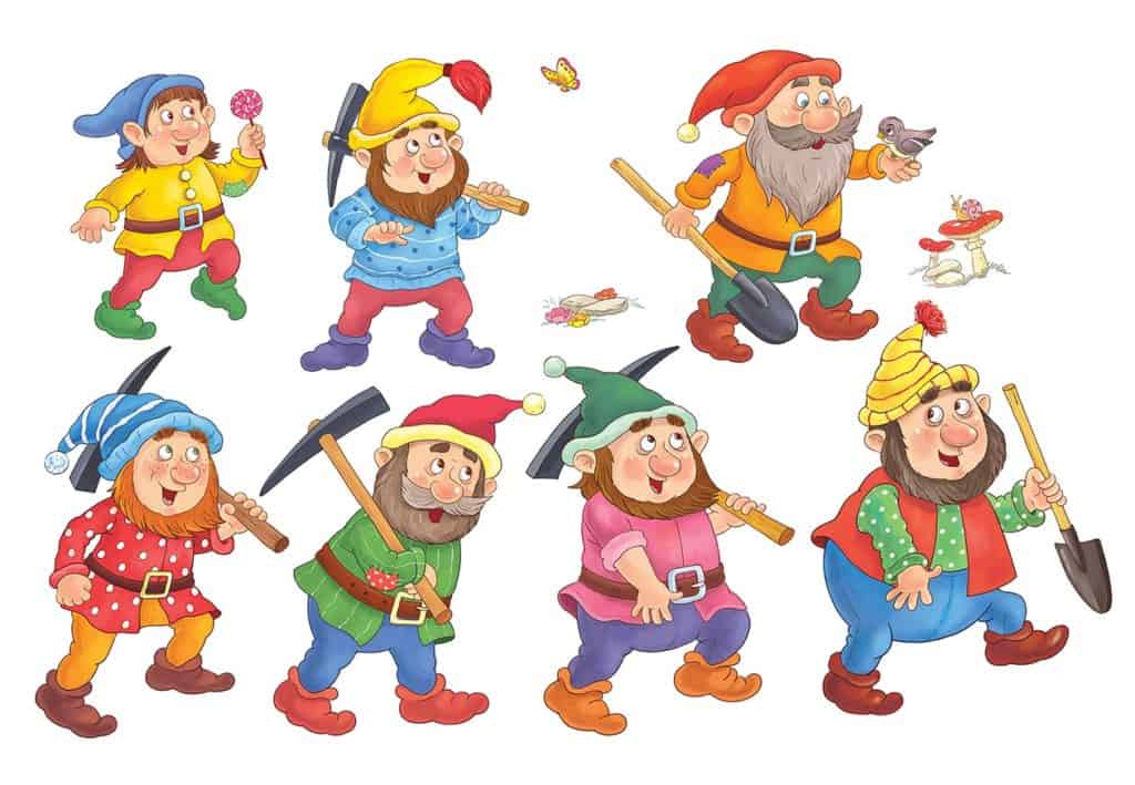 The Seven Dwarfs Colors