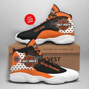 Harley Davidson 02 Jordan 13 Personalized Shoes Harley Davidson 02 Customized Name Sneaker