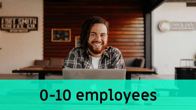 for 0 to 10 employees