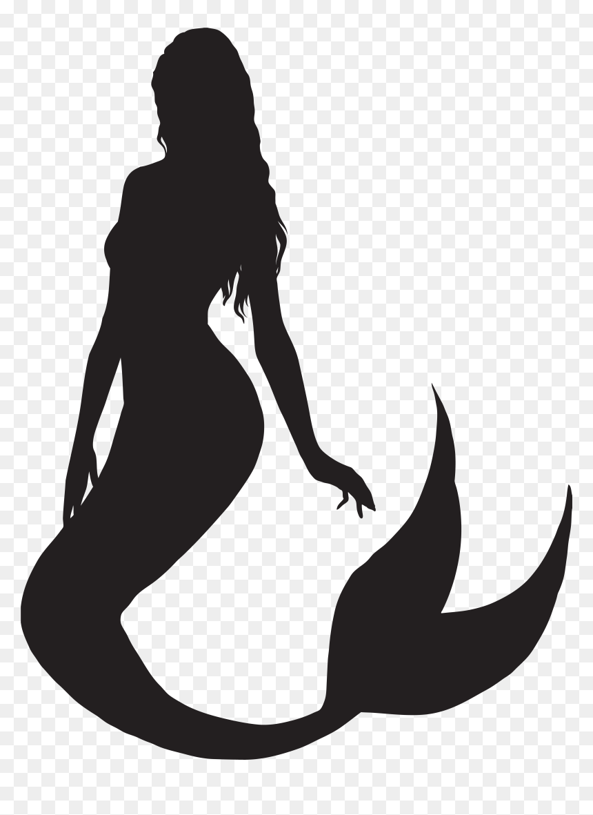 Mermaid Png , Png Download - Mermaid Silhouette, Transparent Png - vhv