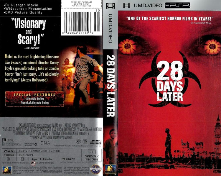 UMD Video - 28 Days Later - PSP | VideoGameX