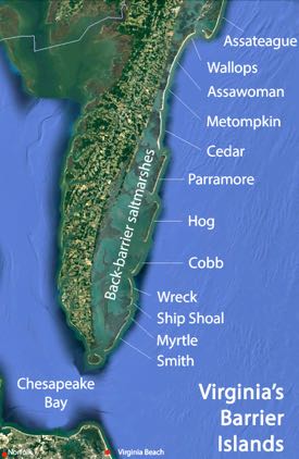 Barrier Islands Map