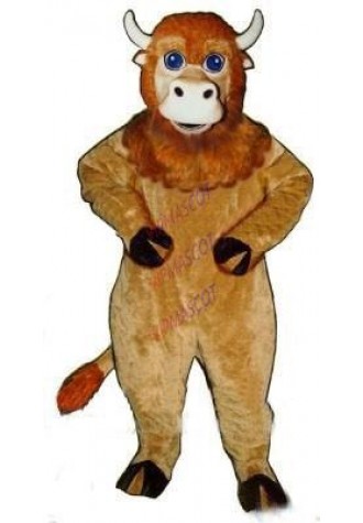 mascot  Baby Buffalo Mascot Costume Big Blue Eyes Brown little baffalo anime cosplay costume carnival costumes fancy dress