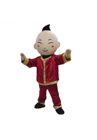 Hot sale Foam Cartoon Character Adult lovely smile boy Mascot Costume fancy dress party costume