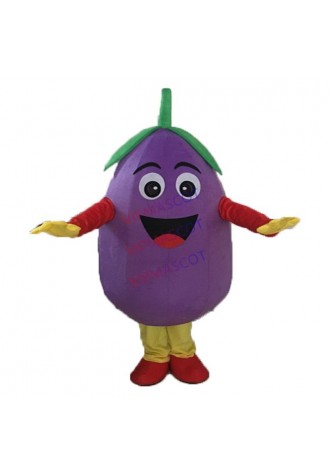 NEW EVA Material Eggplant Mascot Costume Vegetables Cartoon Apparel Halloween Birthday Cosplay advertisement 584