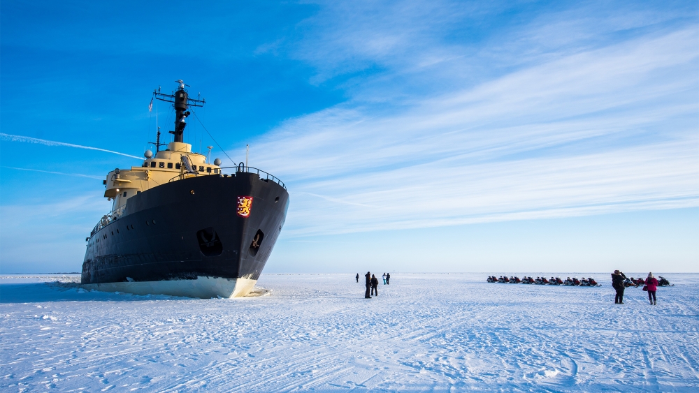 Sampo Icebreaker in Finnish Lapland Kemi