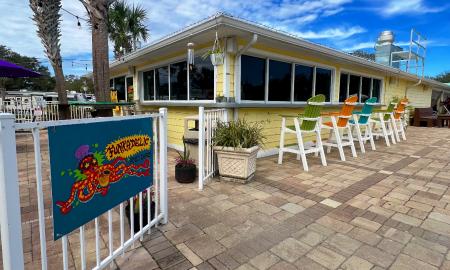 The exterior of Funkadelic Food Shack