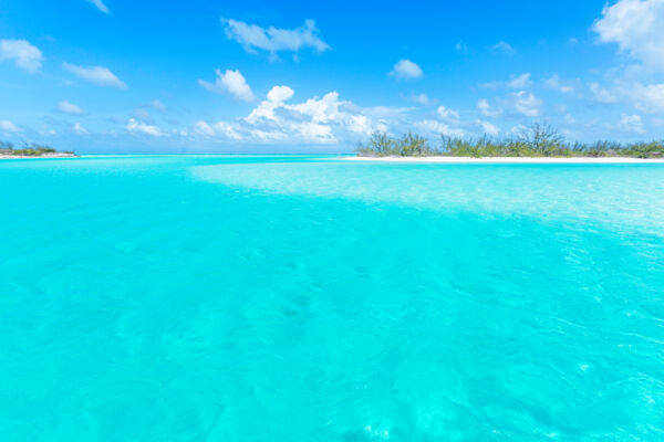 Remote beach in the Caicos Cays