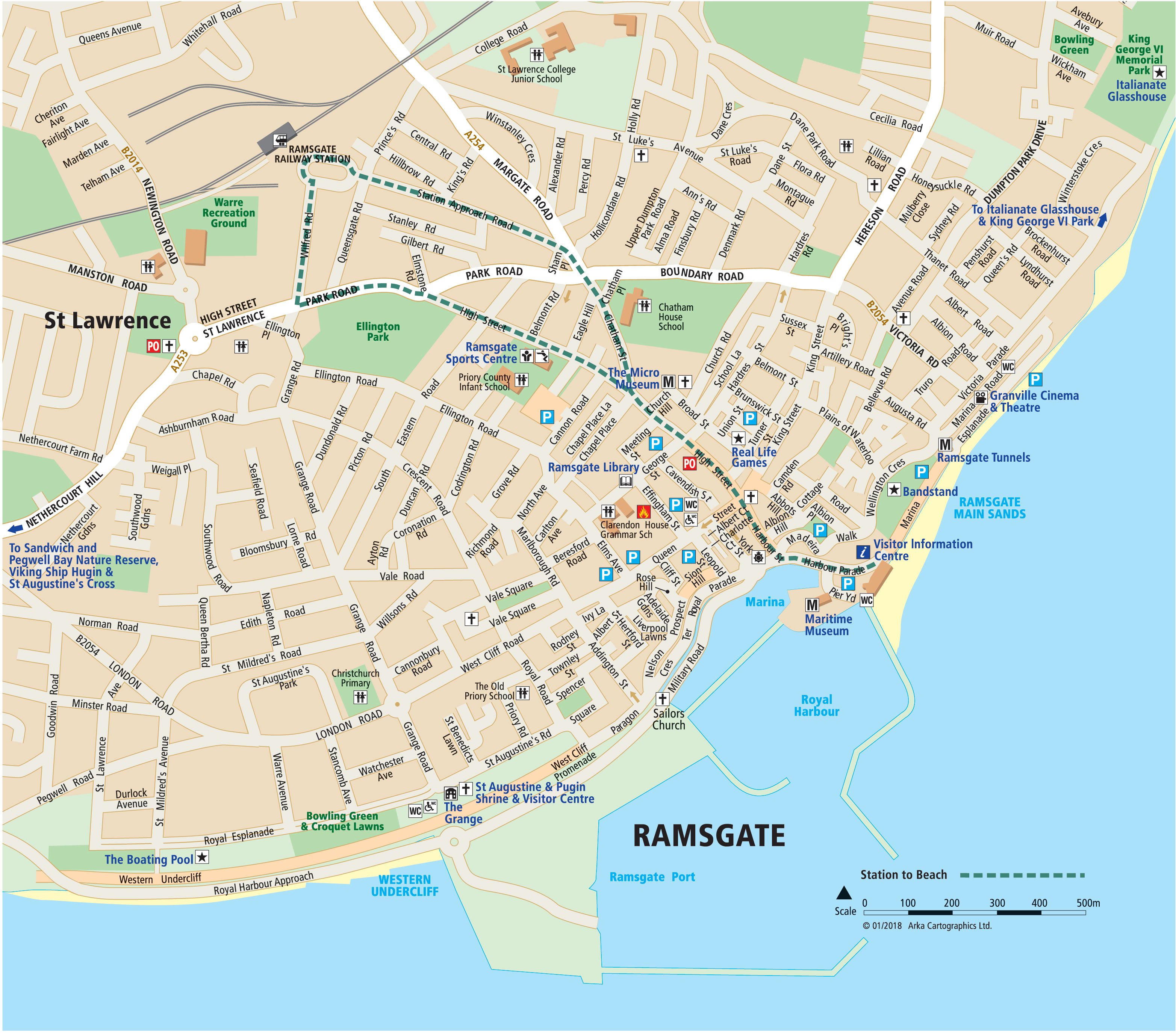 Maps of Margate, Broadstairs and Ramsgate - Visit Thanet