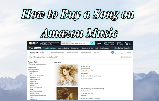 buy songs on amazon music