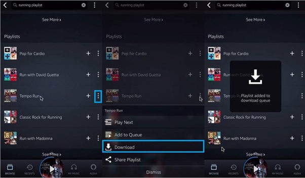 download amazon music on android within amazon music app