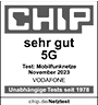 CHIP Test Mobilfunk-Netz 2023: Note sehr gut für Vodafone