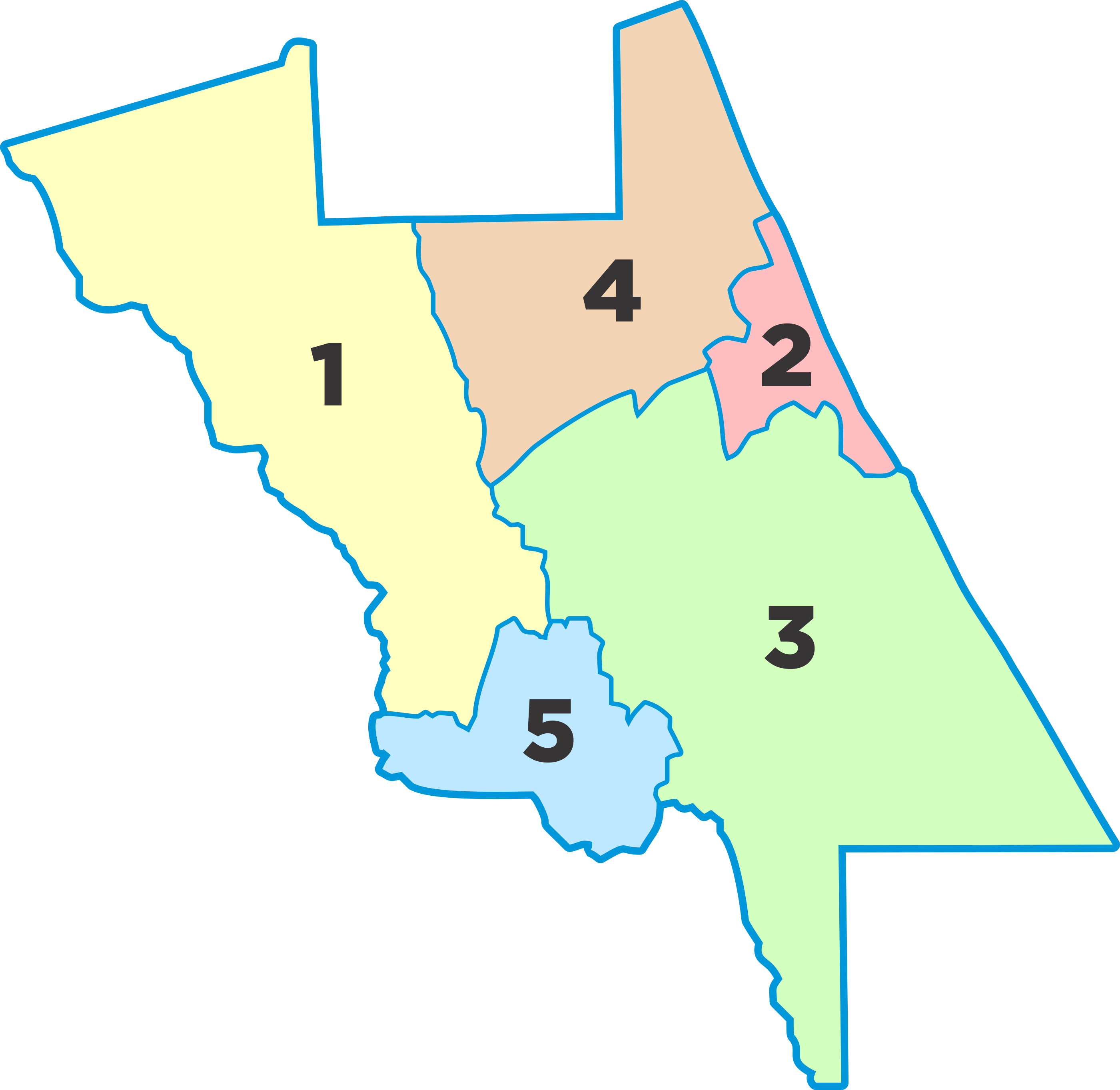 Volusia County District Map